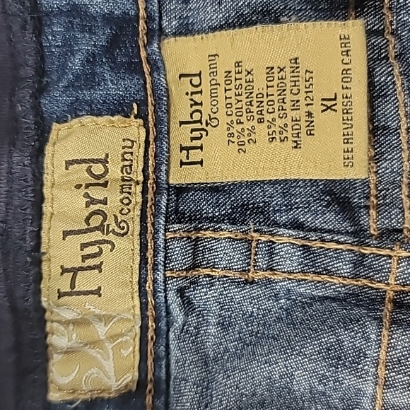 Hybrid & Company Women Super Stretchy Maternity Jeans PM5471GRSK Size XL - Picture 11 of 14